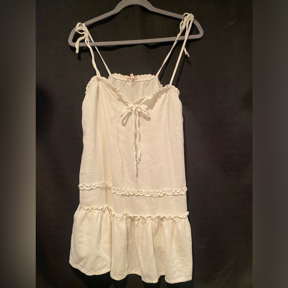 Lottie Moss Cream dress